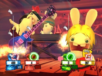 Rayman Raving Rabbids 2 (Wii) - Parodia de Guitar Hero