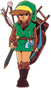 Link, del original The Legend of Zelda