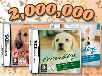 Nintendogs alcanza los dos millones