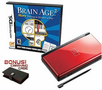 Paquete NDS Crimson/Black y Brain Age 2