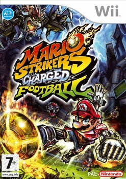 Portada Europea de Mario Strikers Charged (Wii)
