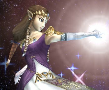 La Princesa Zelda em Super Smash Bros. Brawl (Wii)