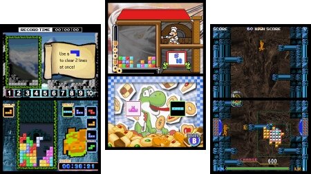 Tetris DS - Modos de juego Mission, Puzzle y Catch